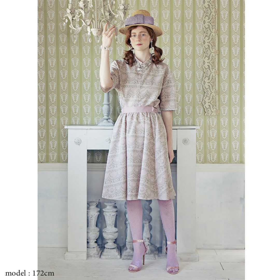 バレエコア スワン ピンク　シャツ