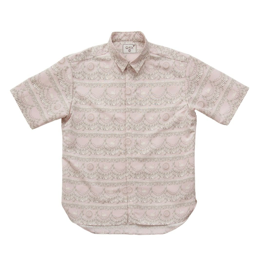 バレエコア スワン ピンク　シャツ