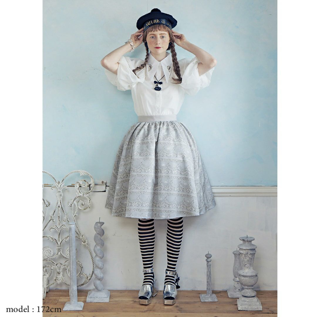 バレエコア スワン ブルー　スカート