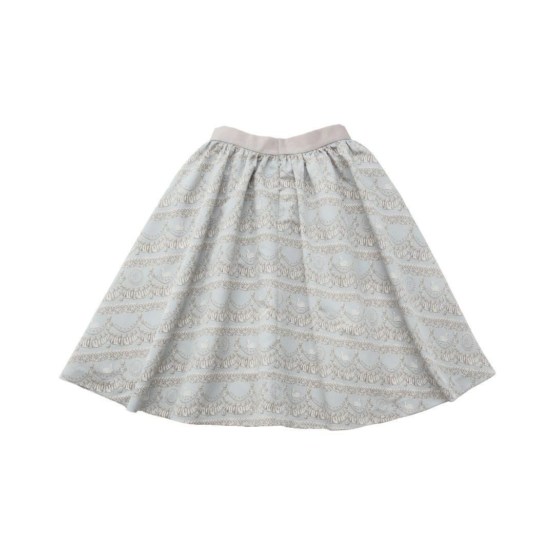 バレエコア スワン ブルー　スカート