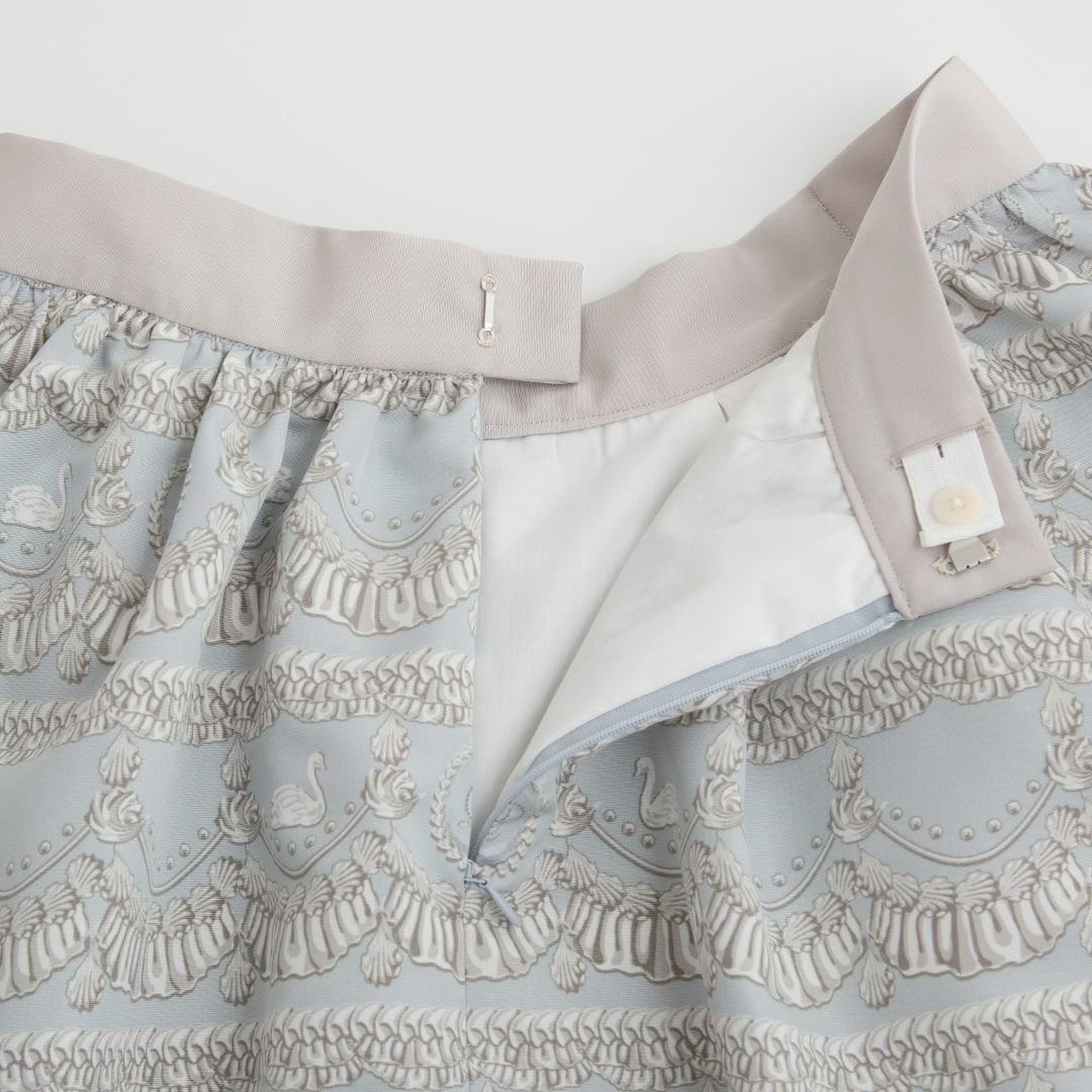 バレエコア スワン ブルー　スカート