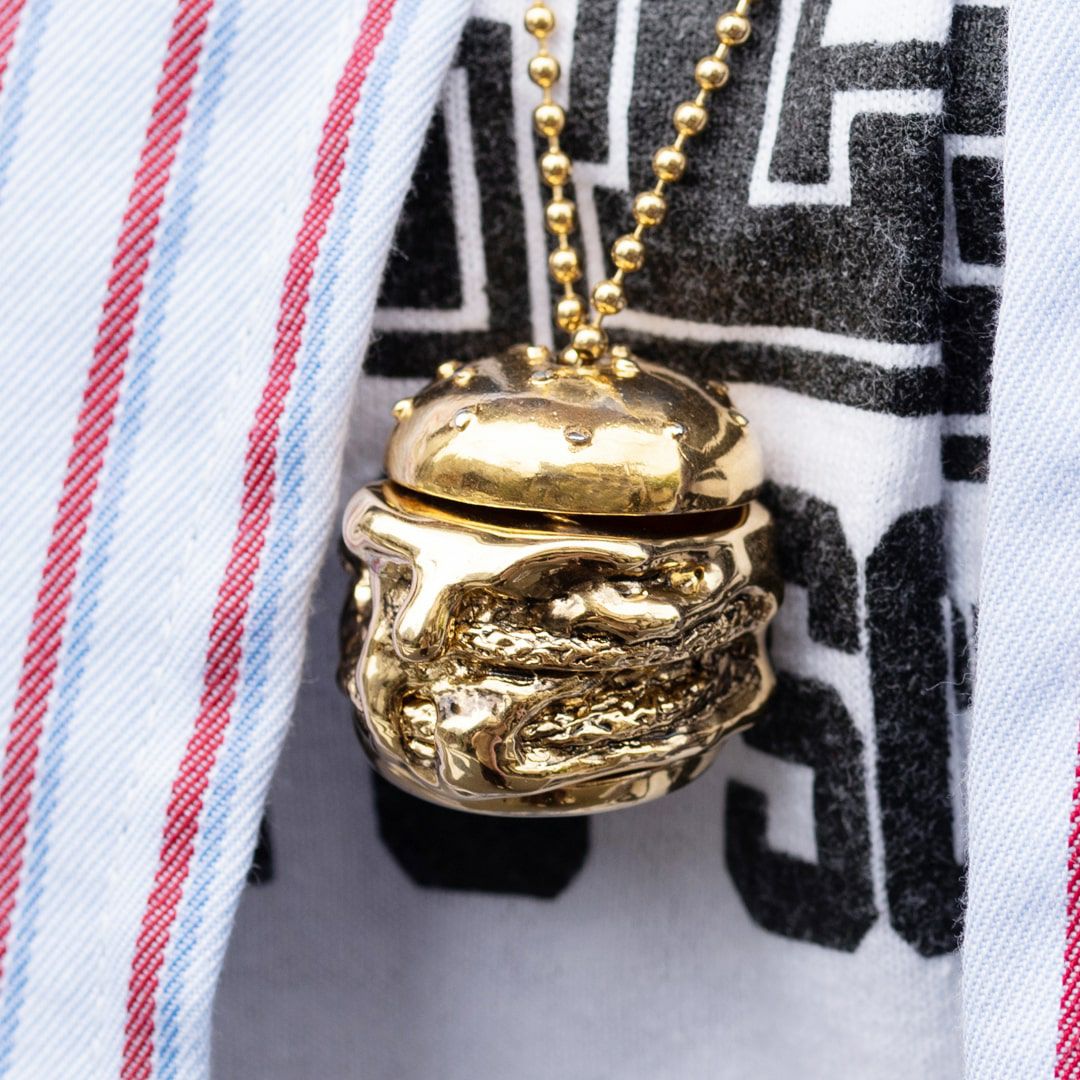 ダブル和牛ビーフ＆ チーズ　パティ チャーム【ハンバーガーシリーズ】