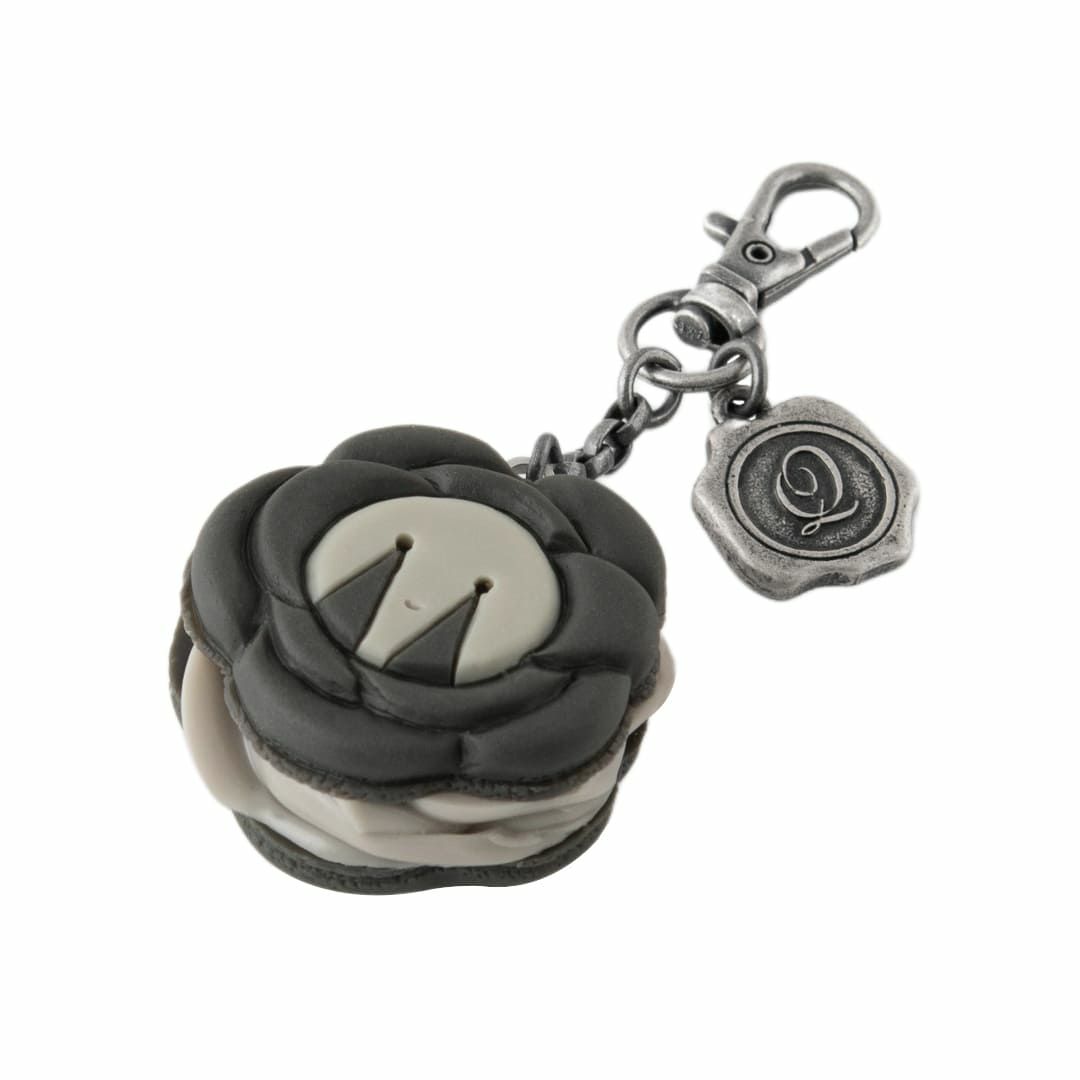 あの花の子マカロン バッグチャーム（ダークグレー） | Q-pot. ONLINE SHOP