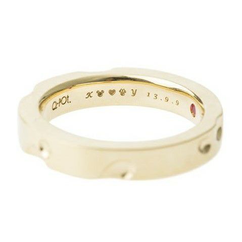K18 ディズニーコラボ　結婚指輪