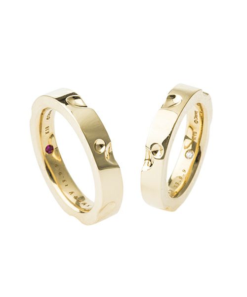 K18 ディズニーコラボ　結婚指輪