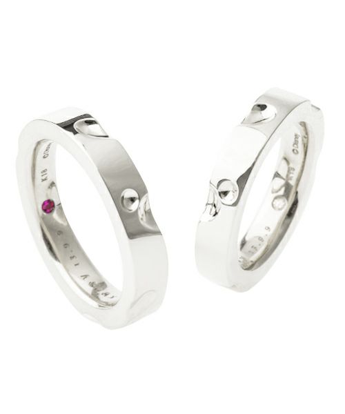 K18 ディズニーコラボ　結婚指輪