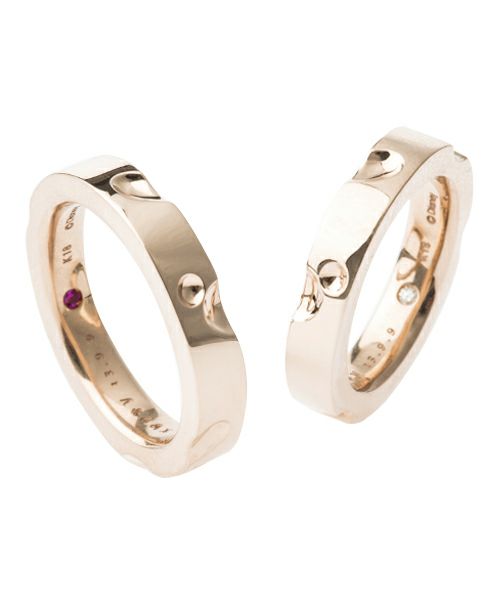 K18 ディズニーコラボ　結婚指輪