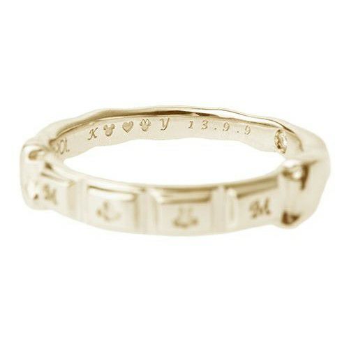 K18 ディズニーコラボ　結婚指輪