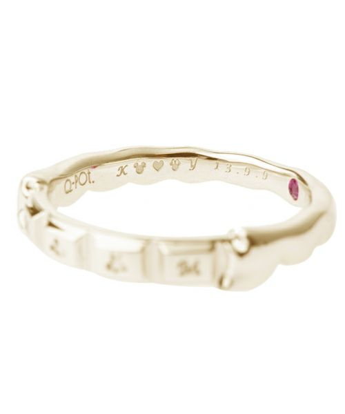 K18 ディズニーコラボ　結婚指輪