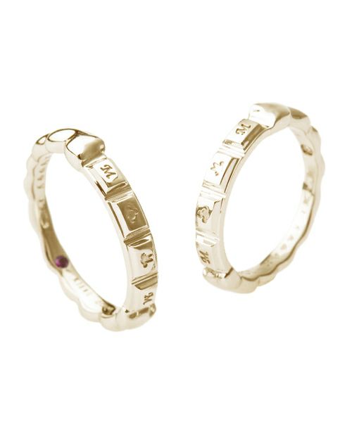 K18 ディズニーコラボ　結婚指輪