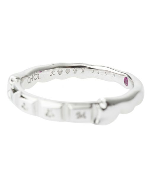 プラチナ ディズニーコラボ　結婚指輪