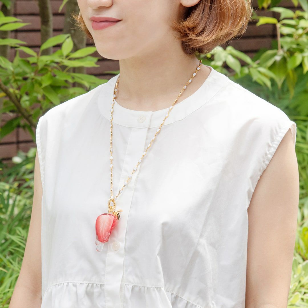 ハチミツ イチゴ ネックレス