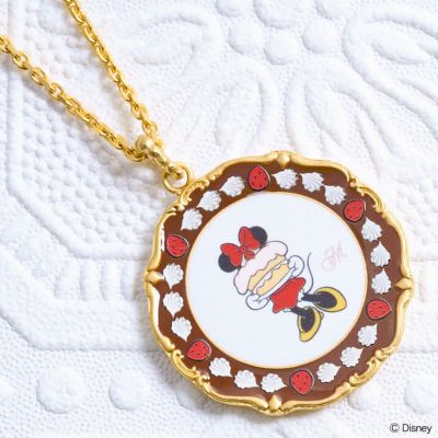 ミッキーマウス / チョコケーキ ネックレス【ディズニー アクセサリー