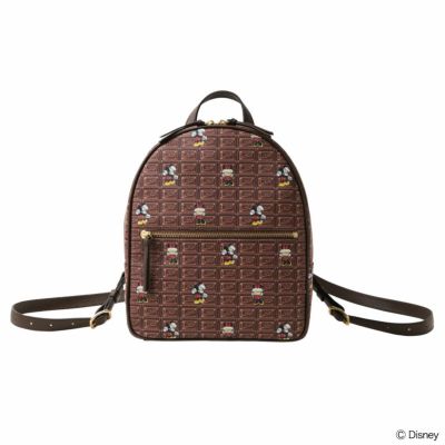 チョコレート ミッキー＆ミニー/スモール バックパック【ディズニー アクセサリー】