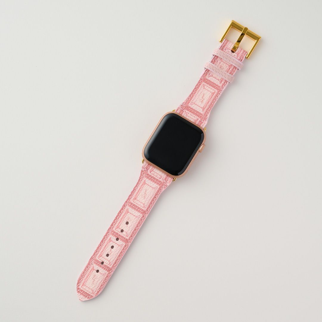 Apple Watch用 ストロべリーチョコレート レザーバンド（42～45mm対応）