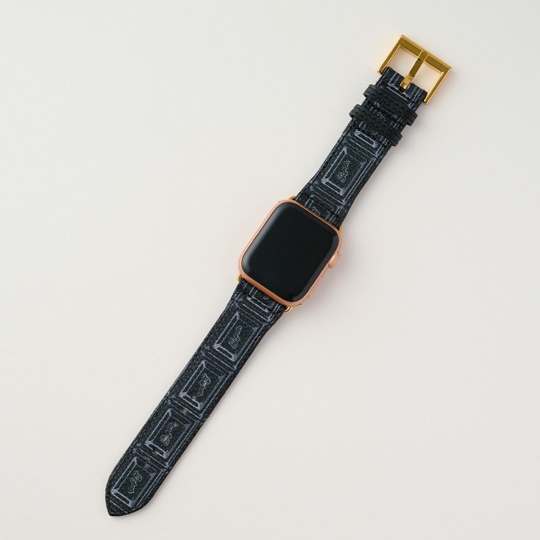 Apple Watch用 ブラックチョコレート レザーバンド（38～41mm対応）