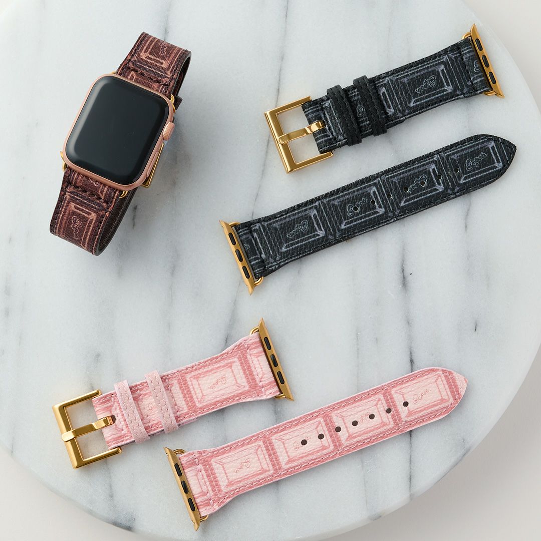 Apple Watch用 ブラックチョコレート レザーバンド（38～41mm対応）