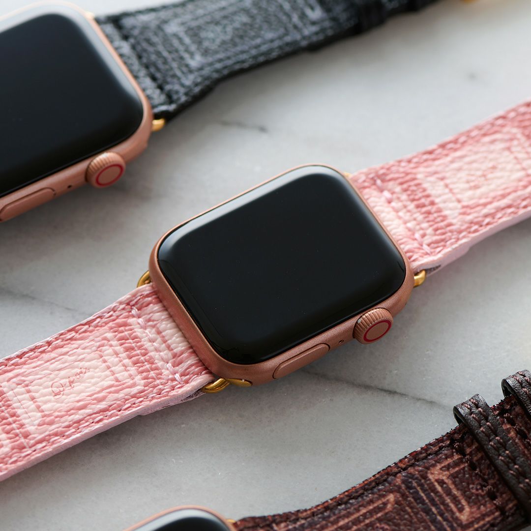 Apple Watch用 ストロベリーチョコレート レザーバンド（38～41mm対応）