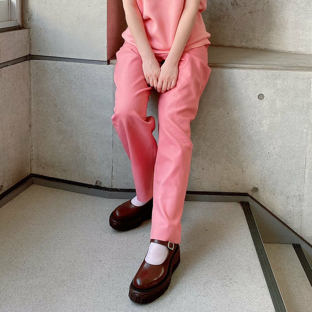 本革 メルティングチョコレート　メリージェーン（ブラウン） シューズ