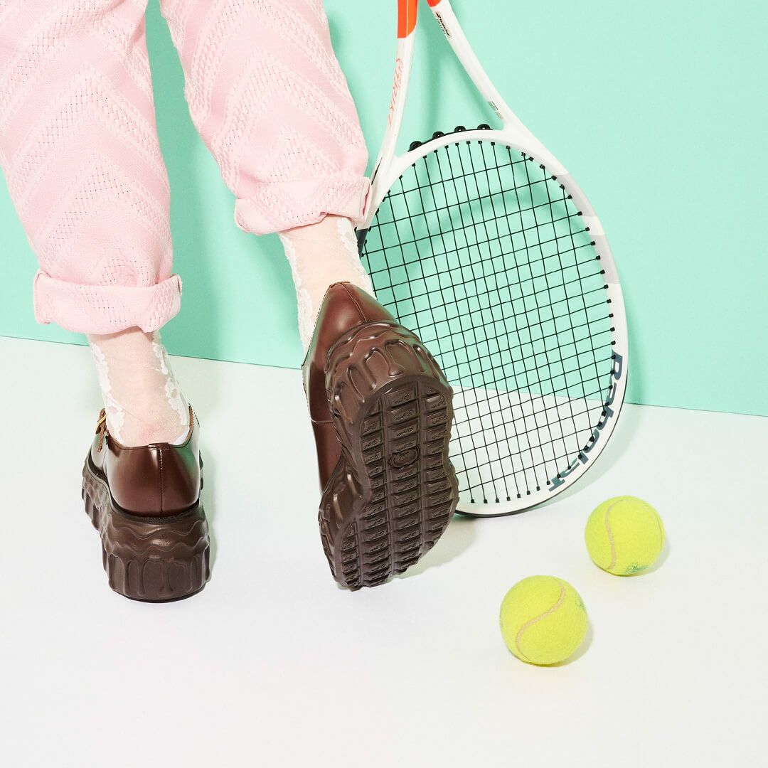 本革 メルティングチョコレート　メリージェーン（ブラウン） シューズ