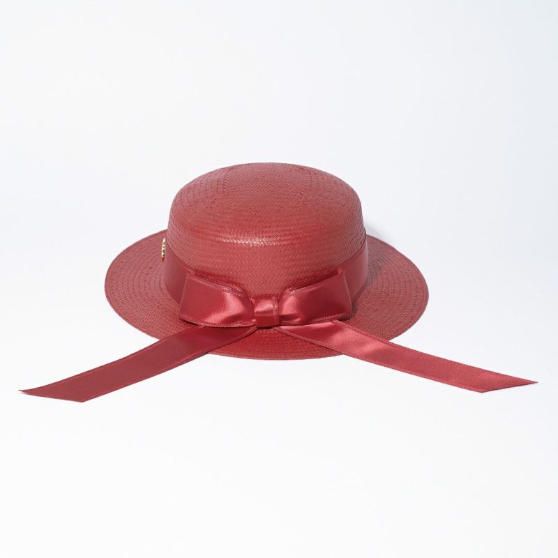 ☆クラシック リボン カンカン帽（レッド） | Q-pot. ONLINE SHOP
