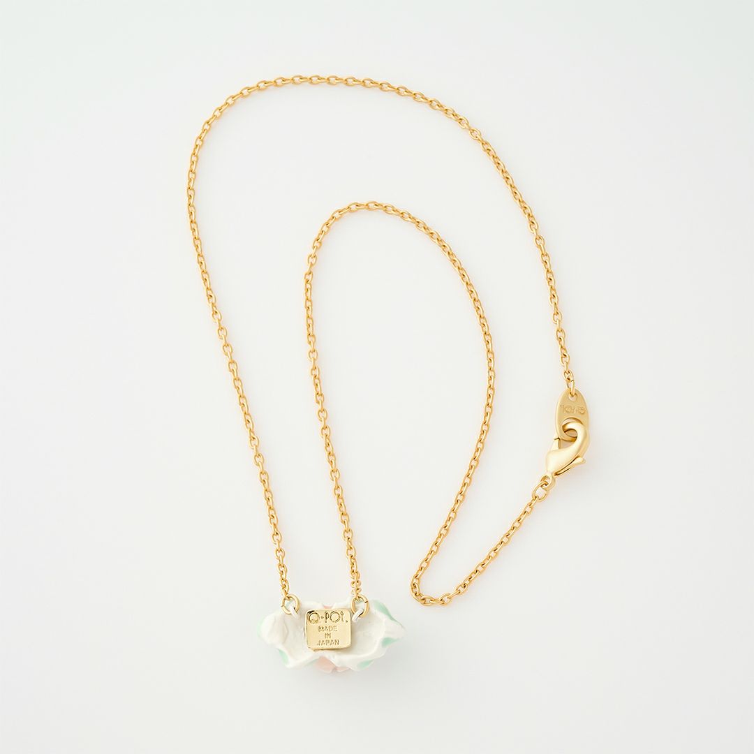 バレエコア フリル  ローズ ネックレス