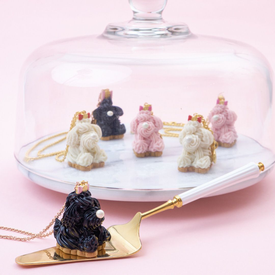 残り1点】プードル ケーキ ネックレス（セサミ） | Q-pot. ONLINE SHOP