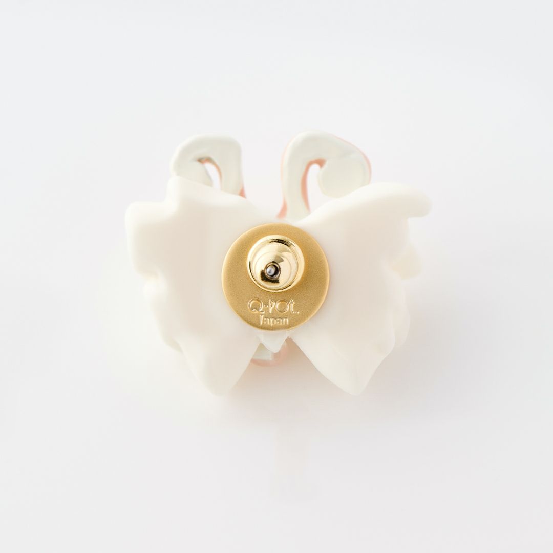 バレエコア フリル ピンク  ピアス