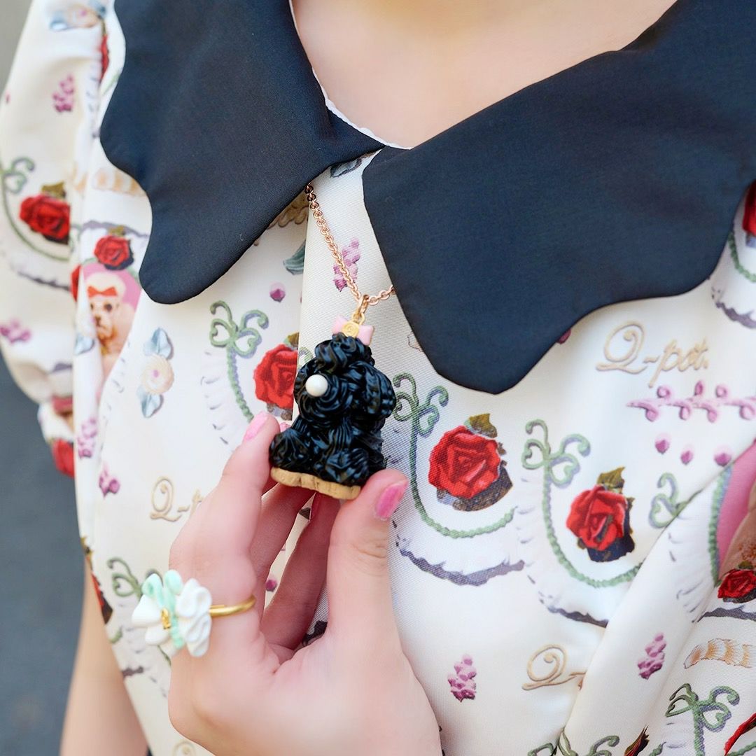 バレエコア フリル ミントグリーン リング