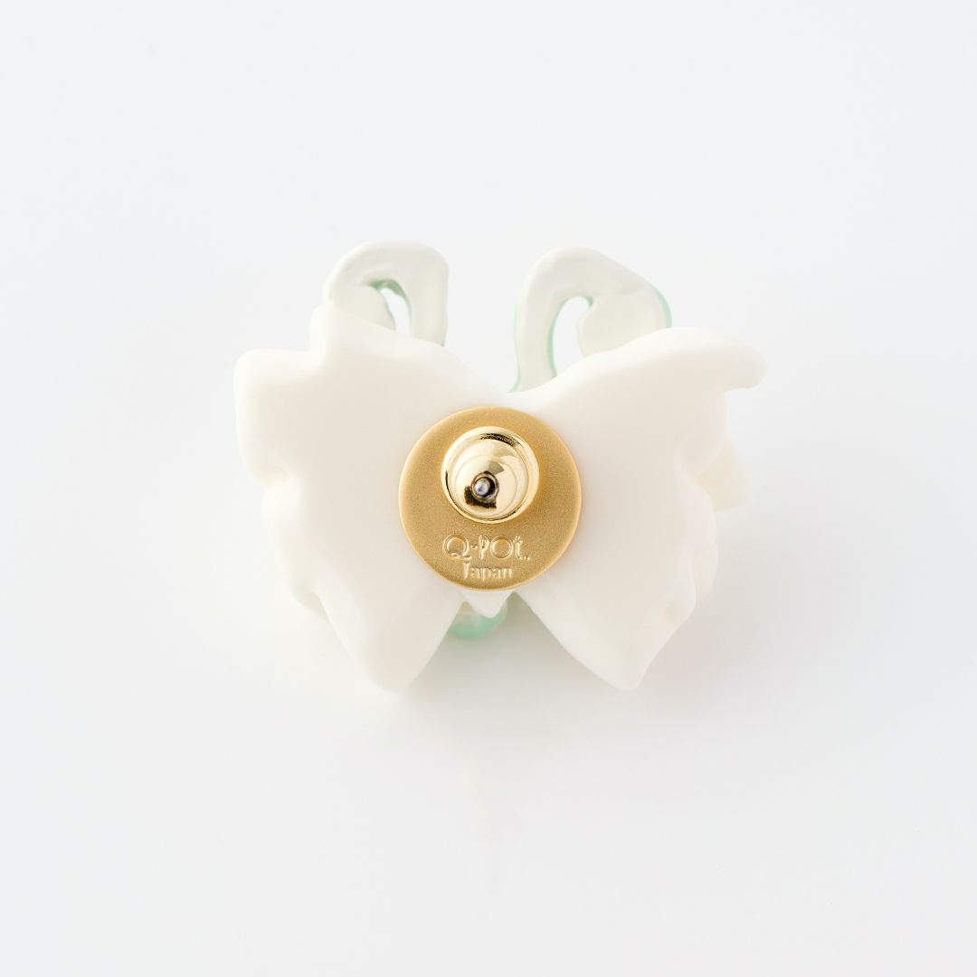 バレエコア フリル ミントグリーン ピアス