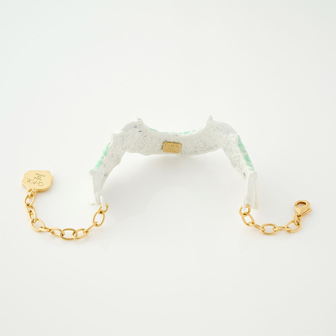 バレエコア フリル ホワイト ブレスレット