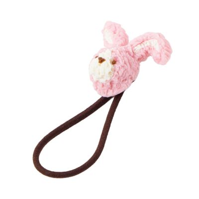 ストロベリーミルクなうさぎ クッキーのカオ　ヘアゴム