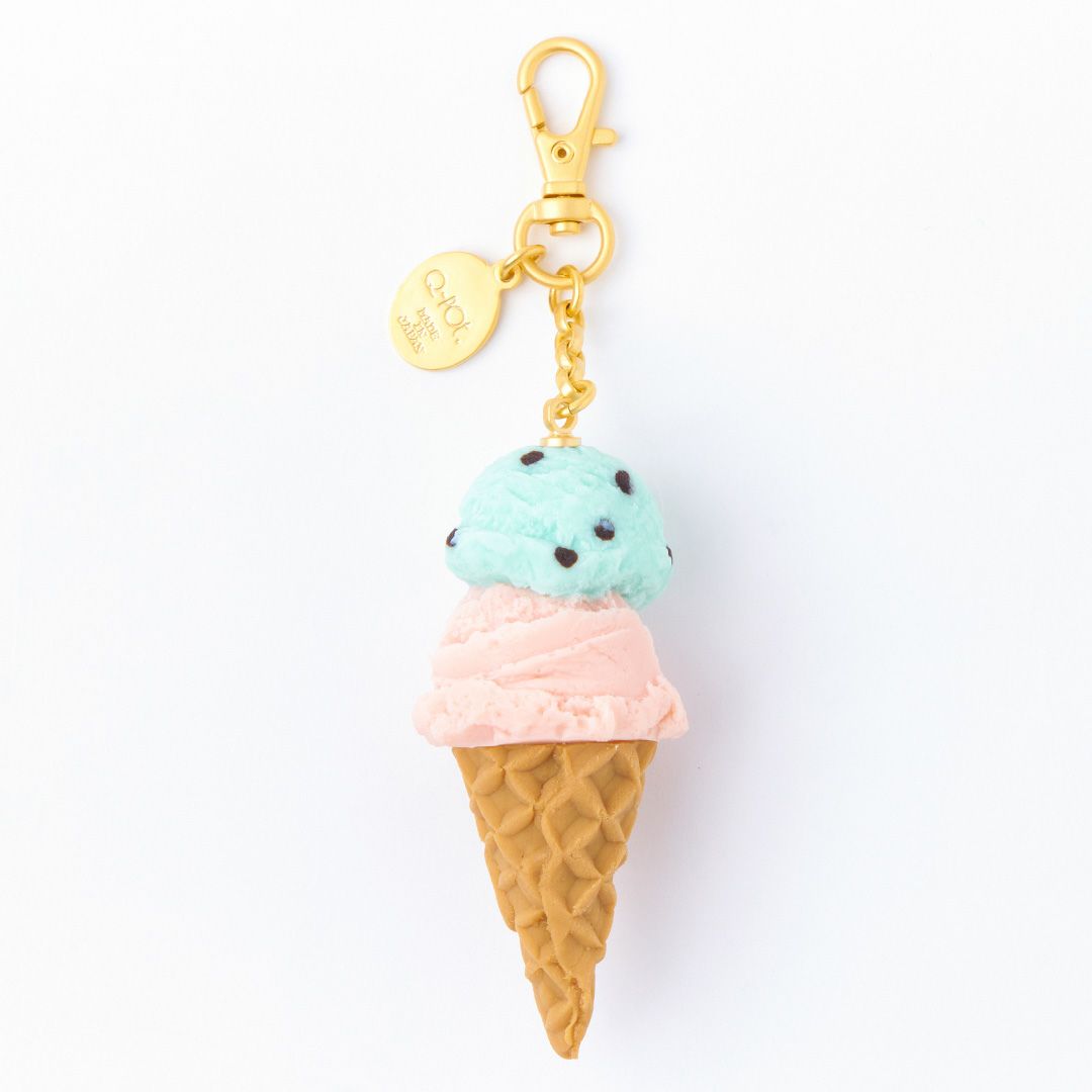 チョコミント　アイス　バッグチャーム