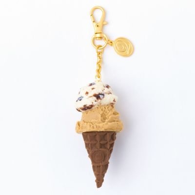 クッキーアンドクリーム＆カフェモカ ダブルアイスクリーム  バッグチャーム