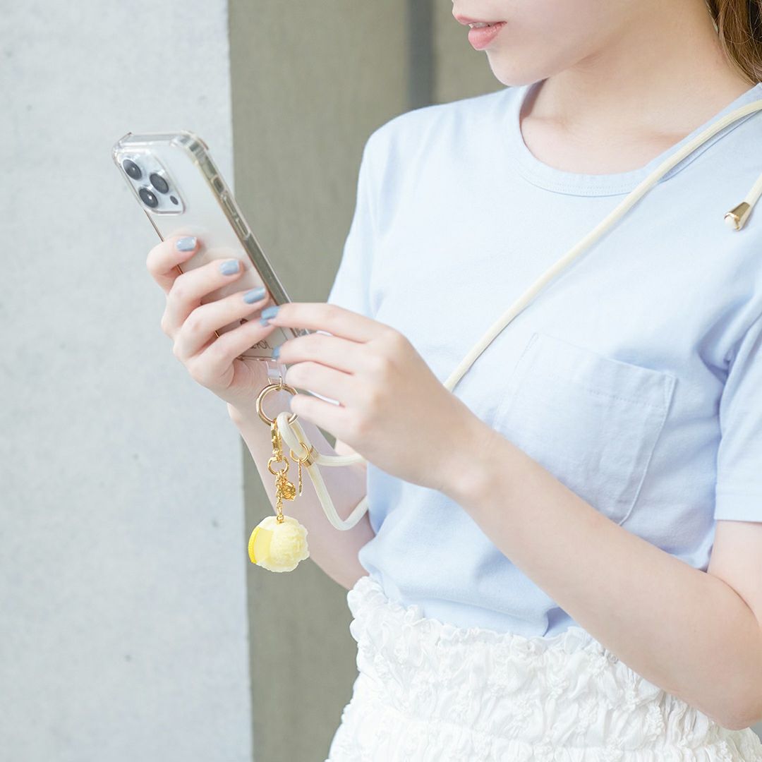 スマホショルダー（ライトイエロー）