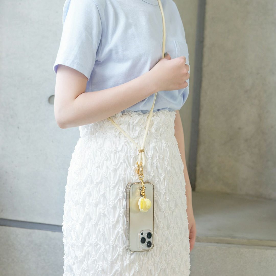 スマホショルダー（ライトイエロー）