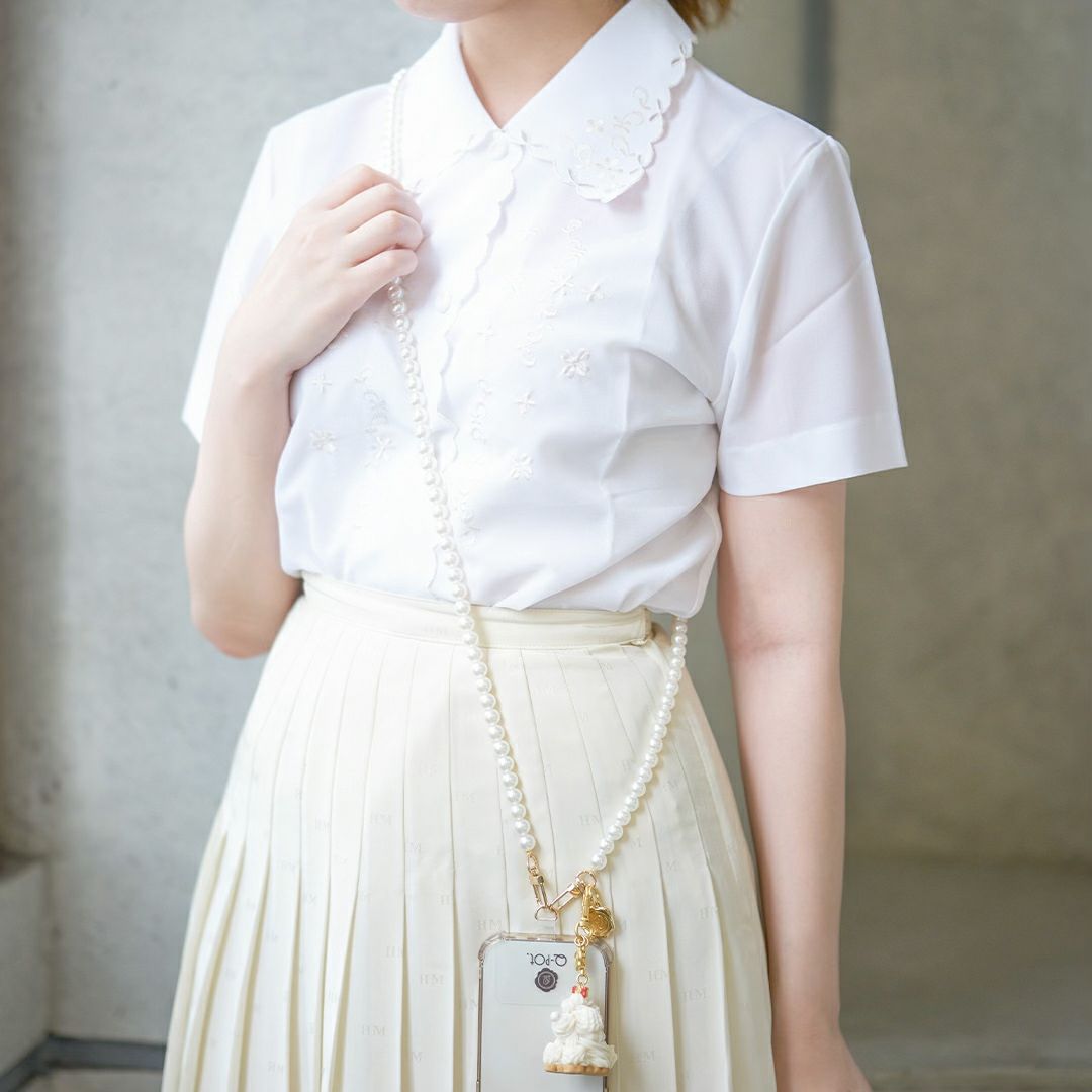 スマホショルダー（パール）