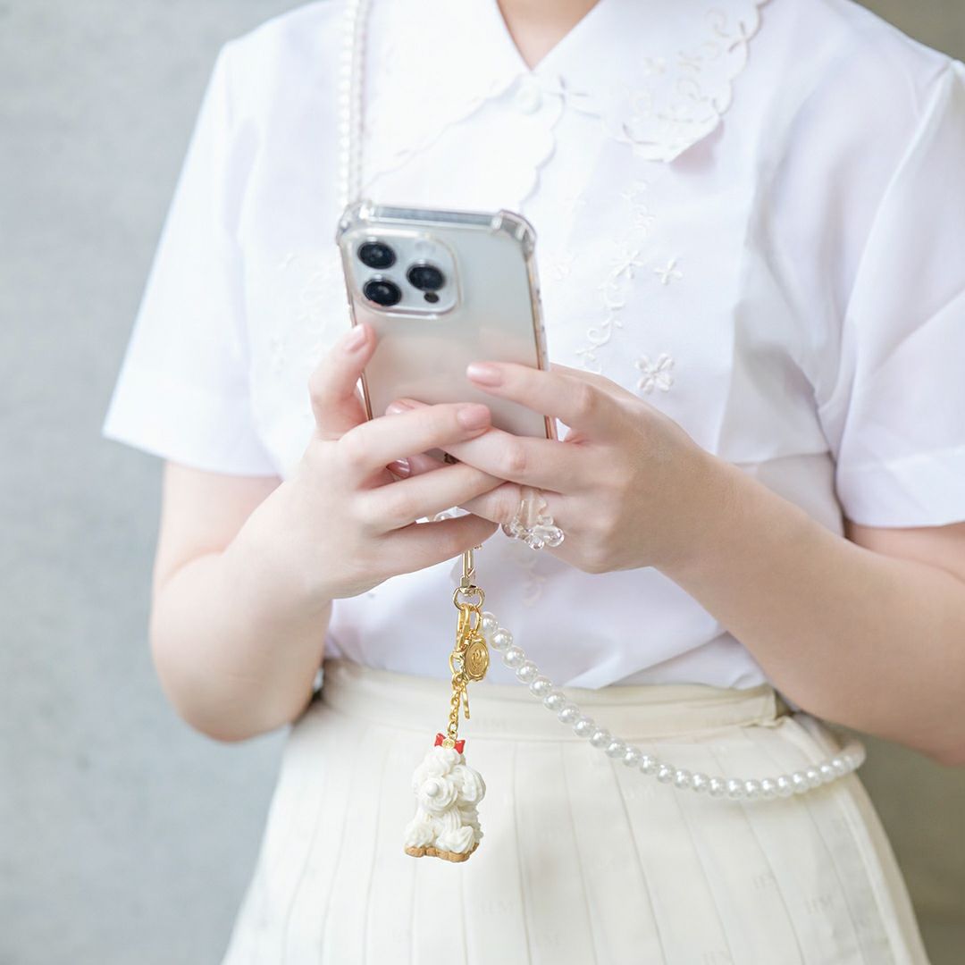 スマホショルダー（パール）