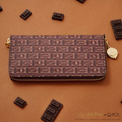 ホグワーツ チョコレート ラウンドファスナーウォレット（財布）【ハリーポッターコラボ】