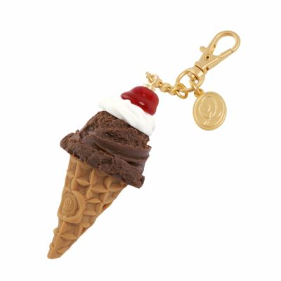 チェリーホイップ チョコレートアイス コーン バッグチャーム
