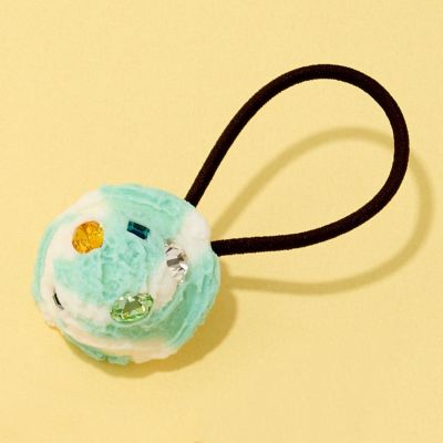 キラキラ ミント＆バニラ アイスクリーム ヘアゴム