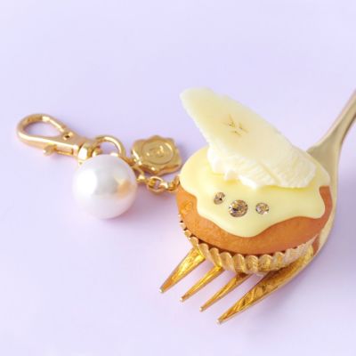 バナナカップケーキ バッグチャーム
