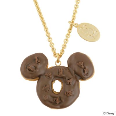 ミッキーマウス/メルティーチョコレートドーナッツ ネックレス