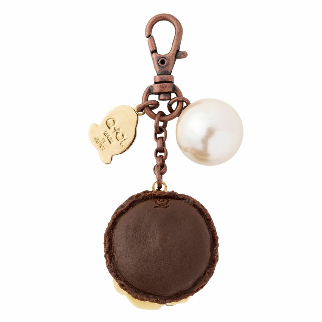 ブラウニーカスタードマカロン バッグチャーム イエロー オンラインショップ限定