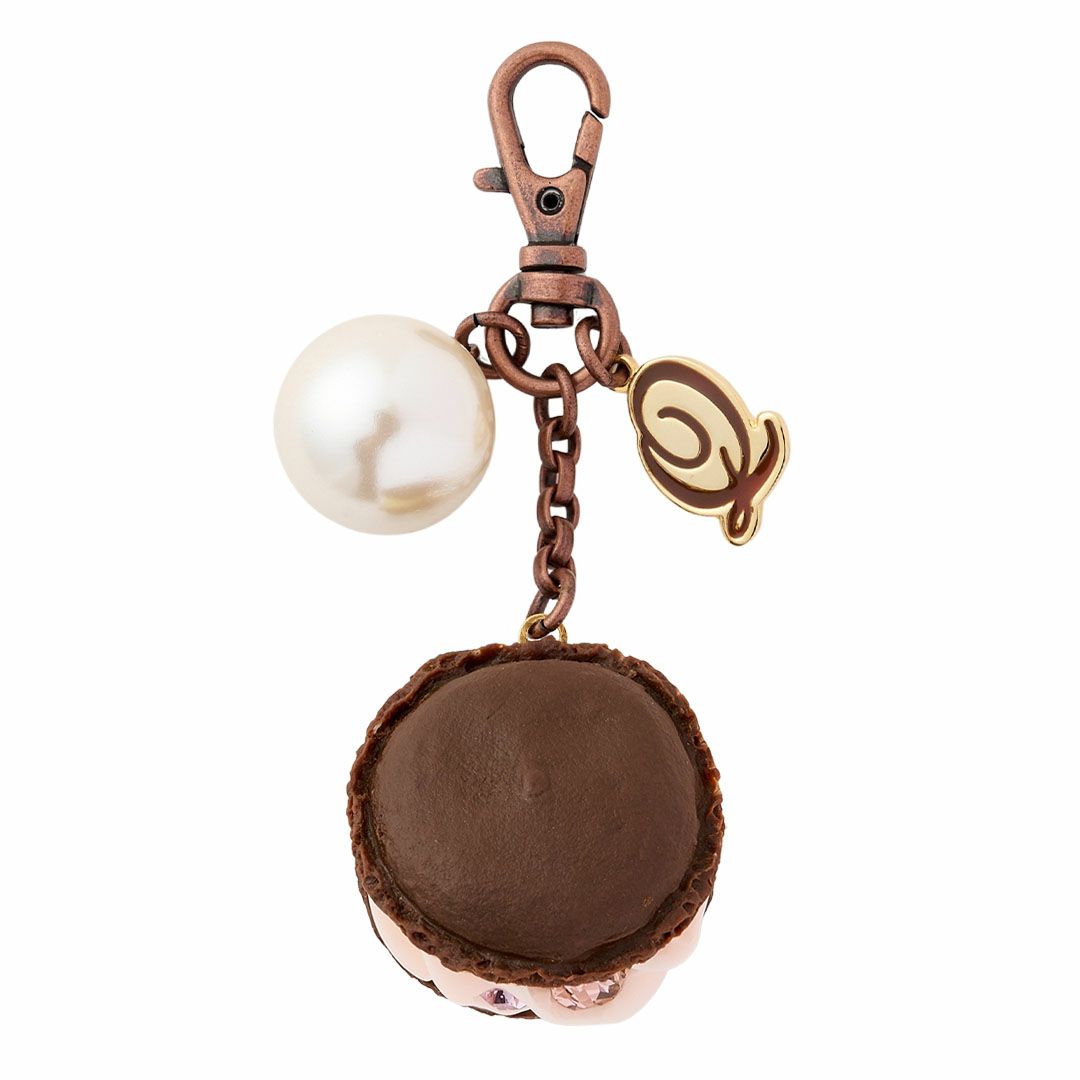 ブラウニーラズベリーマカロン　バッグチャーム ピンク オンラインショップ限定