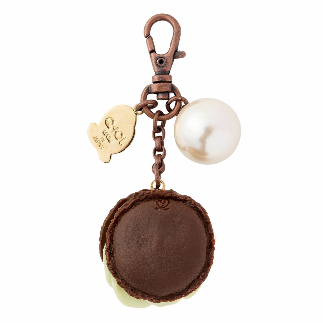 ブラウニーピスタチオマカロン バッグチャーム ミント オンラインショップ限定