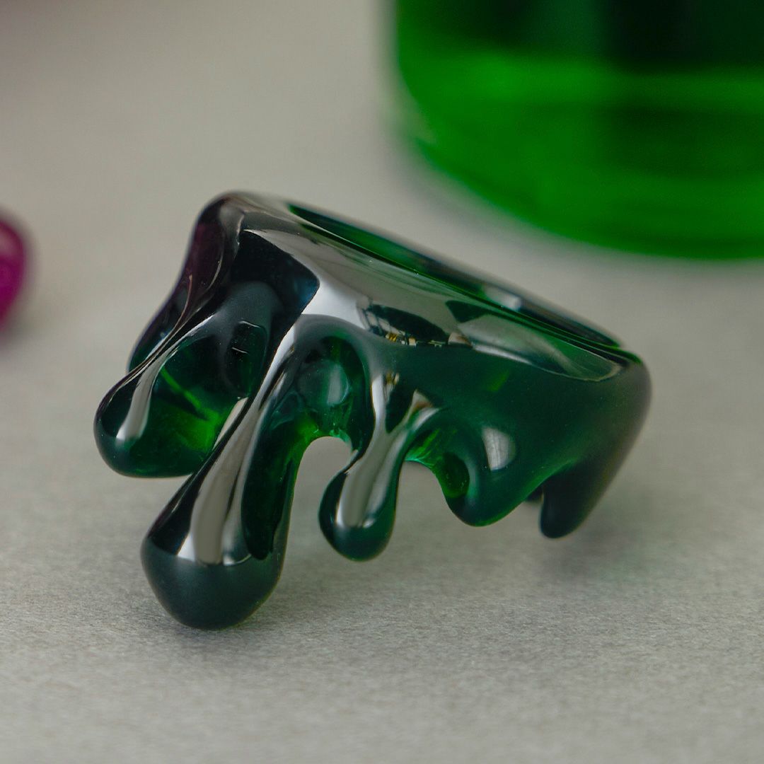 ドクサツ メルトリング（ダークグリーン） | Q-pot. ONLINE SHOP