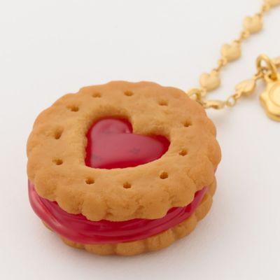 【残り１点】ストロベリージャム プレーンクッキー ネックレス