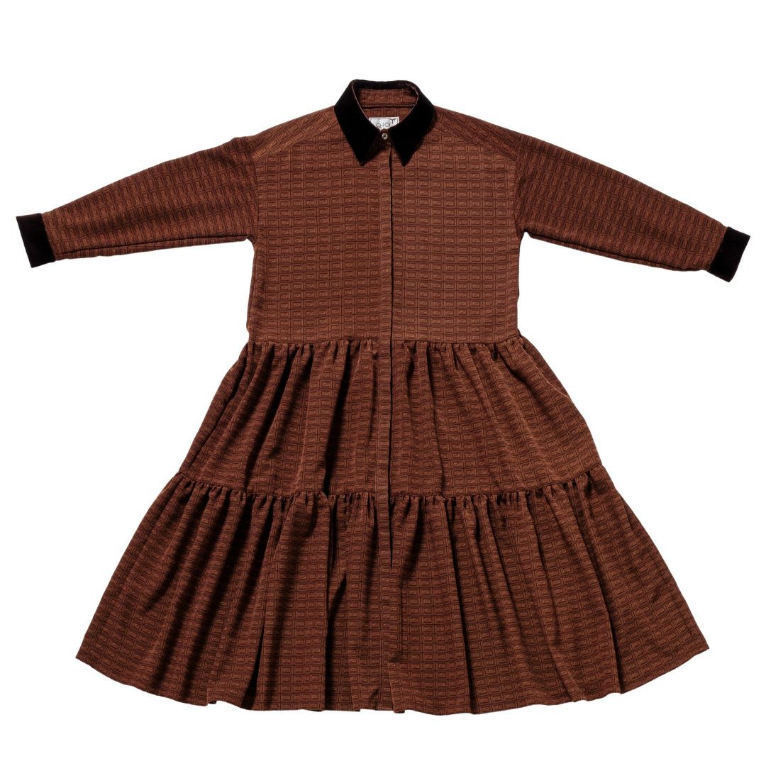 チョコレート シャツドレス | Q-pot. ONLINE SHOP 