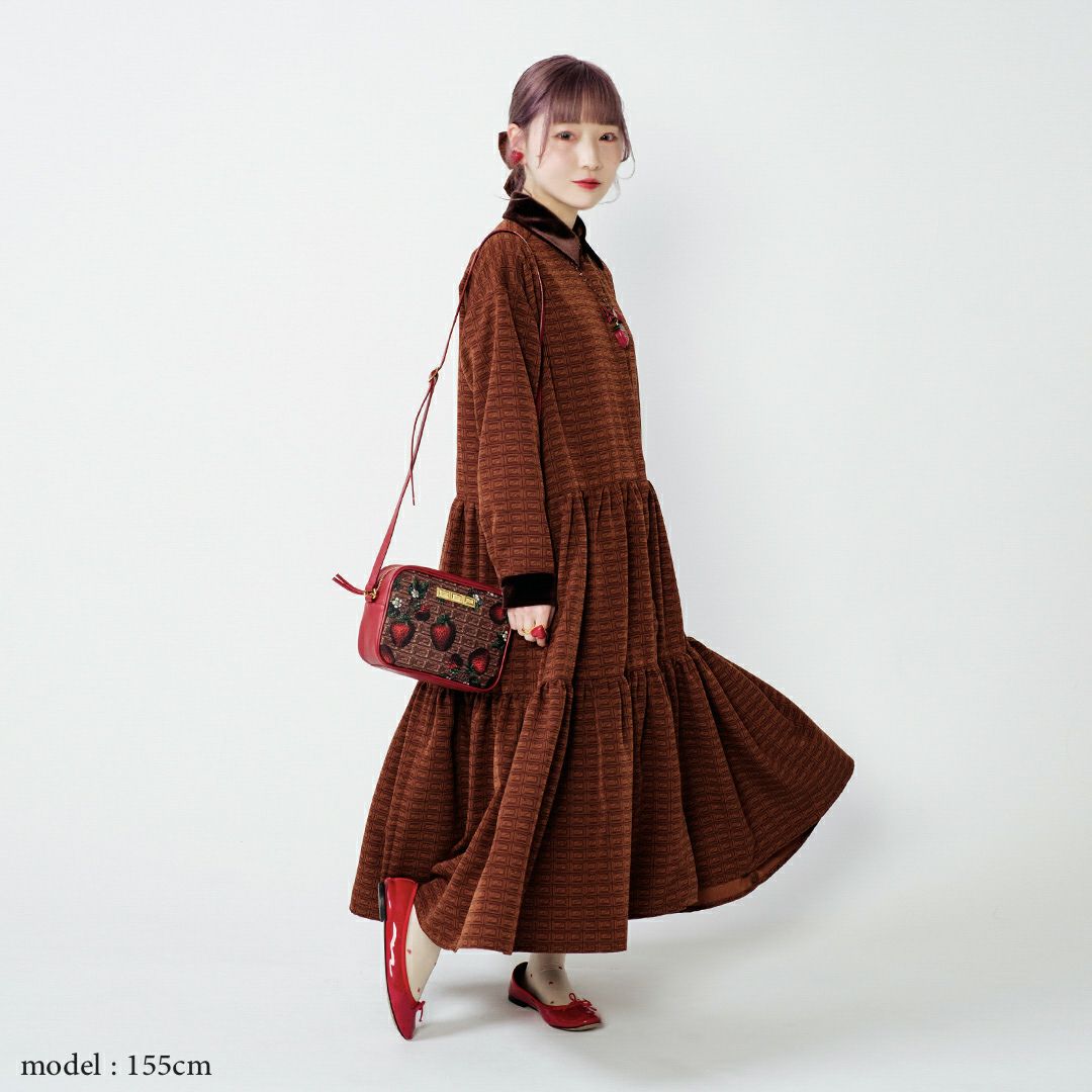 チョコレート シャツドレス | Q-pot. ONLINE SHOP
